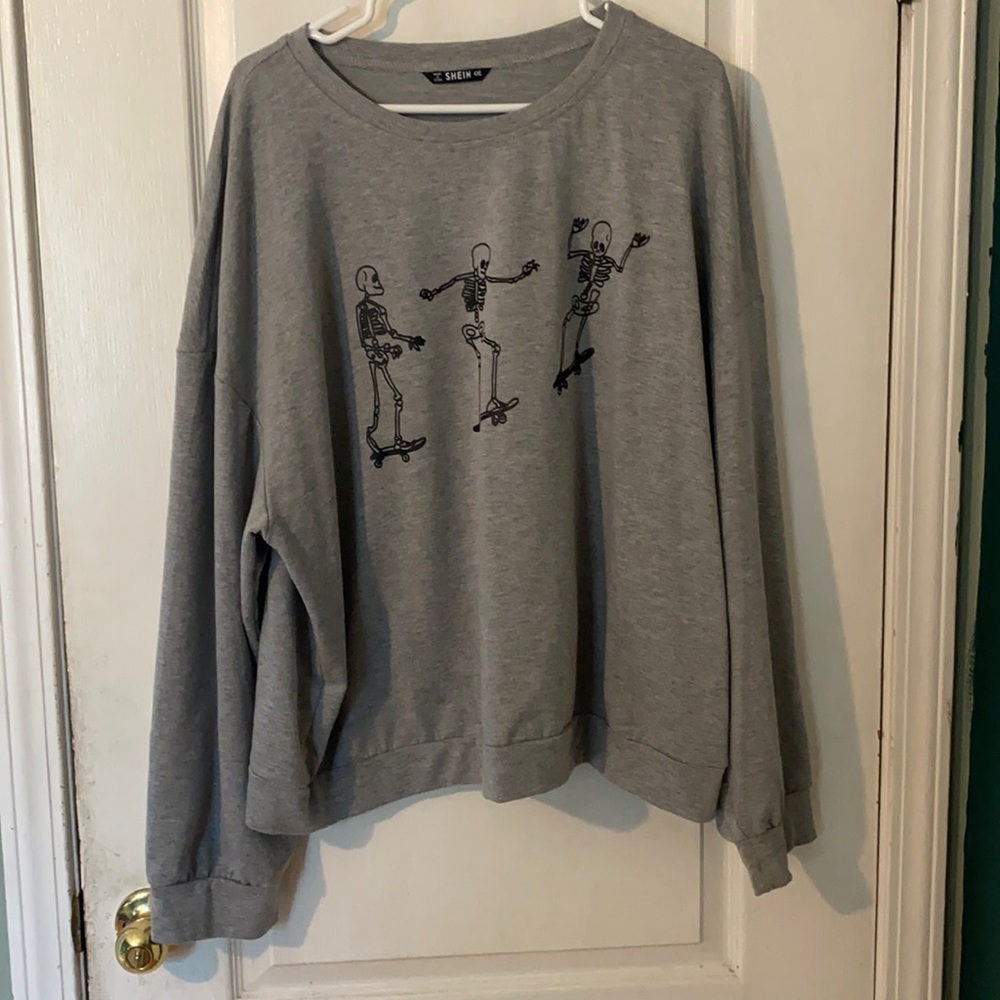 COPY - Gray long sleeve size 4X from SHEIN